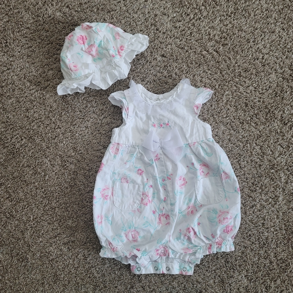 Little me 6 months baby girls 2 piece